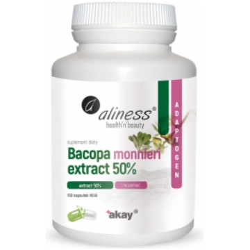 Bacopa monnieri extract 50% 500 mg Aliness 100 vca