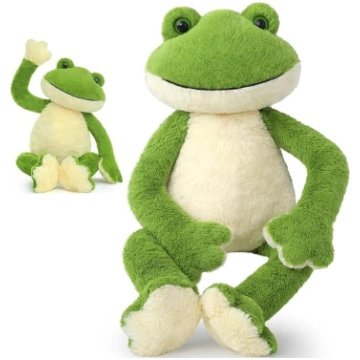 MorisMos Frog Cuddly Toy Large XXL, 60 cm zaļa var