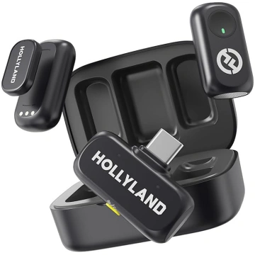 Hollyland Lark A1 Duo bezvadu klipveida mikrofons