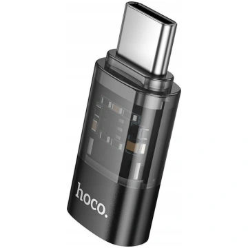 Adapter USB Hoco UA36D USB-C - Lightning Czarny 14