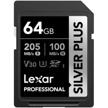 Lexar Professional Silver Plus SDXC 64 GB Class 10