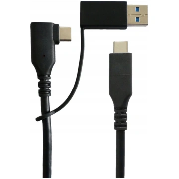Kabel USB MicroConnect USB-A + USB-C - USB-C 1 m C