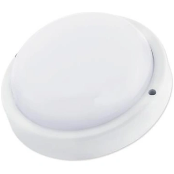 LED lampa IP54 apaļa 12W , balta