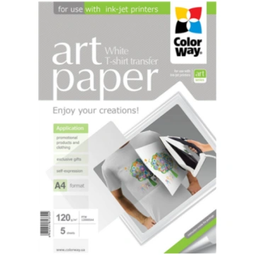 ART , Photo Paper T-shirt transfer (white) , 120 g