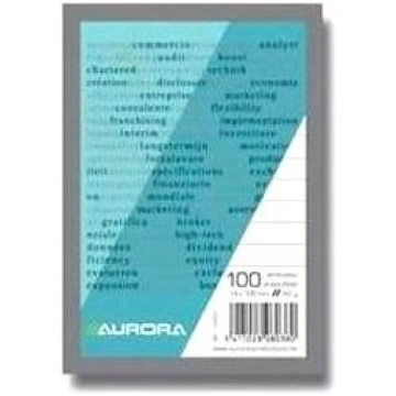 Bloknots līmēts AURORA, A5, rūtiņu, 100 lpp. 08300