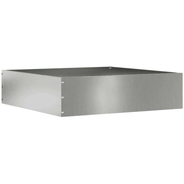 Zāliena apmale sudraba 50 x 50 x 13 cm cinkots tēr