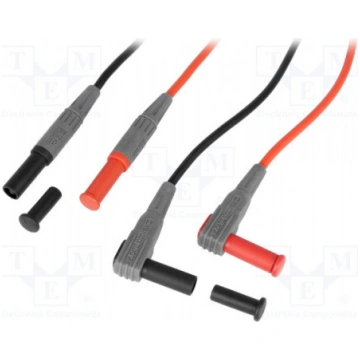 AX-TLS-005A; Set of test leads; Inom: 10A; Len: 1m