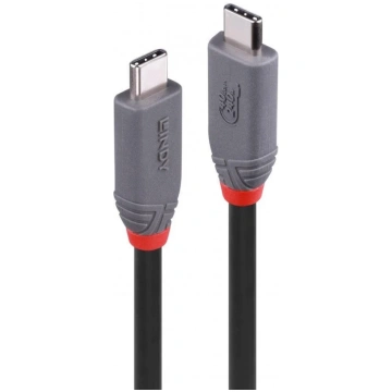 LINDY CABLE USB4 240W TYPE C 0.8M/40GBPS ANTHRA LI