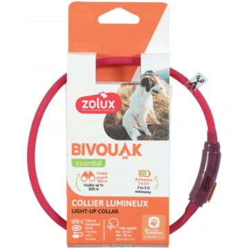 Kaklasiksna suņiem Zolux Bivouak, sarkana krās., 2