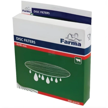 Piena filtri apaļie 240 mm Farma 200 gab