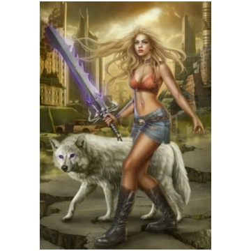 Puzzle Ortega: The Wolfs Sword Grafika