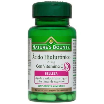 Hyaluronic Acid 20 mg with Vitamin C 30 Capsules N