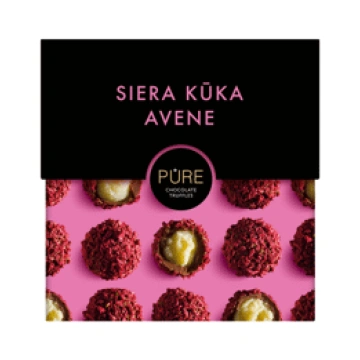 Piena šokolādes trifeles PURE CHOCOLATE ar siera k