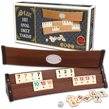 Staroyun 1010365 Premium koka Okey Team Bell Rummy