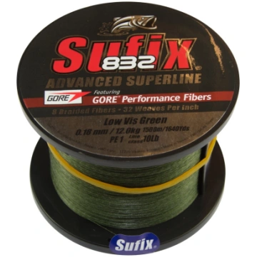 SUFIX 832 Braid Lo-Vis Green 3200m 0,24mm 17,7kg –