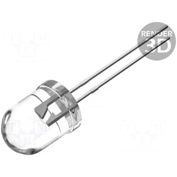 LED | white warm | 10mm | 2180÷3000mcd | 30° | Fro