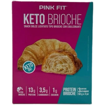 Pink Fit Keto Brioche Classica Proteica Soffice Na