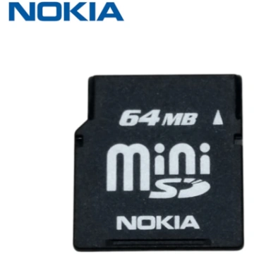 Lietots - Nokia MiniSD Memory Card Storage Media 6