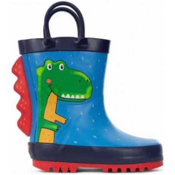 MR.TIGGLE - Dinosaur patterned rubber ankle boots