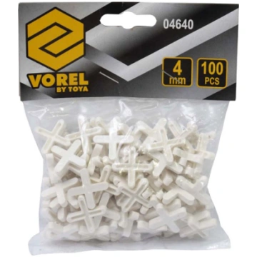 Flīžu krustiņi VOREL 4 mm (04640) 100 gab