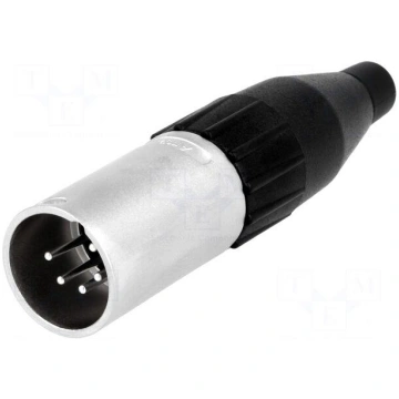 Plug | XLR | male | PIN: 5 | straight | for cable 