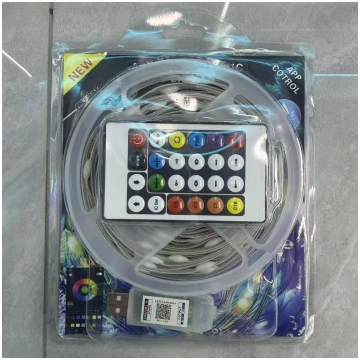 Ūdensizturīga RGB LED lente IP65, USB, Bluetooth, 