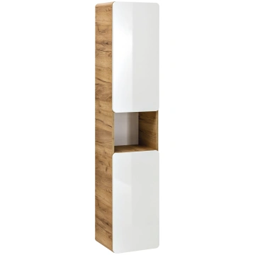 Augsts skapis ar 2 durvīm ARUBA WHITE 800 FSC COMA