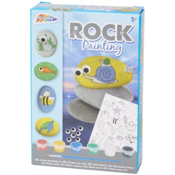 STONES TO PAINT CREATIVE KIT krāsas uzlīmes Grafix