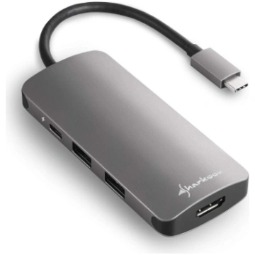 Sharkoon USB 3.0 Type C Multiport Adapter - USB-C,