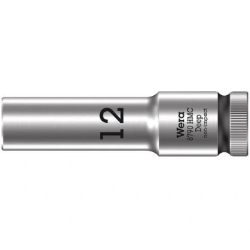 Socket: 6-angles; socket spanner; HEX 12mm; 1/2";