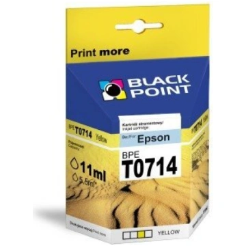 Black Point Bpet0714 Yellow Ink Cartridge Epson