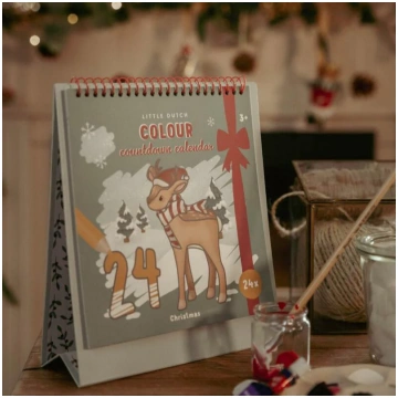 Krāsojamā grāmata Adventes kalendārs, Christmas Ad