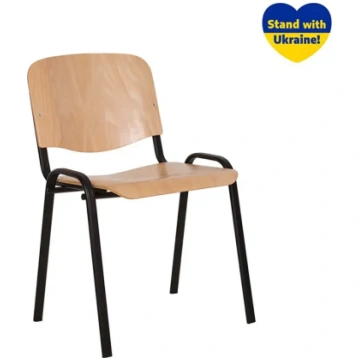 Krēsls NOWY STYL ISO BLACK WOOD no finiera, krāsa-