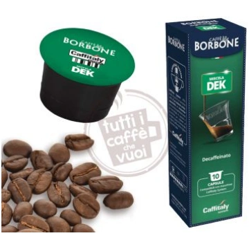 Capsule borbone miscela decaffeinato caffitaly