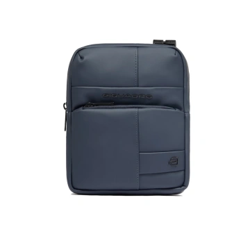 Borsello porta iPad®mini in tessuto gommato con si