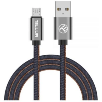 Tellur Data cable, USB to Micro USB, 1m denim