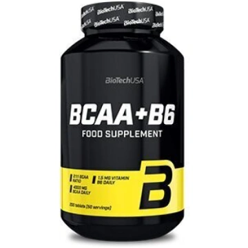 BioTech BCAA+B6 200 tabletes