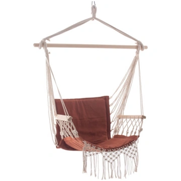 Sēdošs šūpuļtīkls Domoletti Hanging, sarkana krās