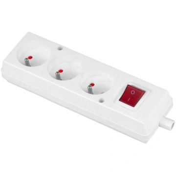 Ligzda Trīsstāvu + Slēdzis 16a 250v Rozbieralne Z/