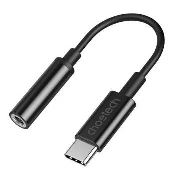 Audio adapteris CHOETECH USB Type-C (v) uz 3,5 mm 
