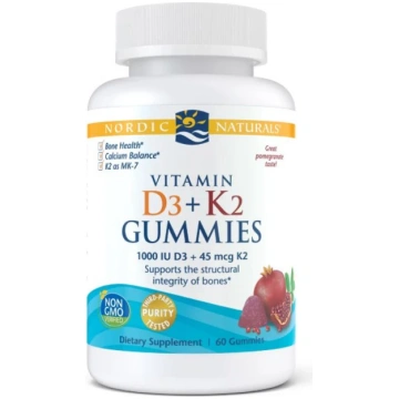 Nordic Naturals NORDIC NATURALS D3 + K2 vitamīna g