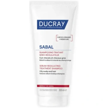 Ducray, Sabal Argeal, Matu kopšanas šampūns, sebum