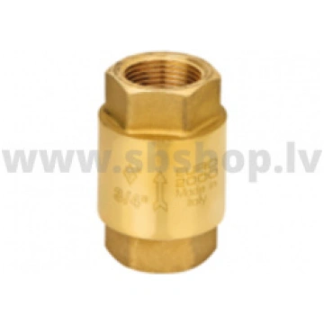 *Pretvārsts BUGATTI 3/4" PN25 ar metāla vārstuli