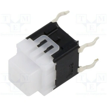 Switch: push-button; Pos: 2; SPST; 0.1A/14VDC; OFF