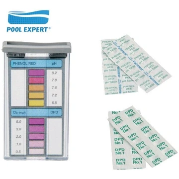 TEST KIT CHLORINE + PH - TABLETS DPD1 40062 (84273