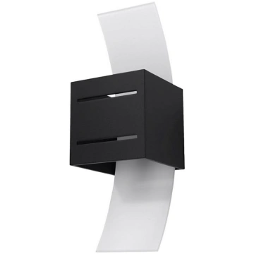 Sienas gaismeklis LORETO 1xG9/40W/230V melns Sollu