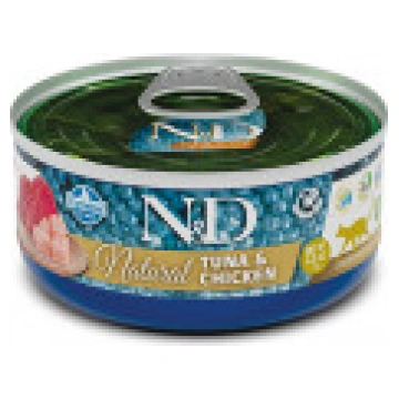 Farmina Natural & Delicious Tuna & Chicken 140g - 