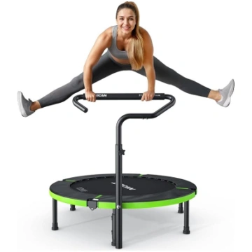 BCAN iekštelpu batuts, 102 cm fitnesa mini batuts,