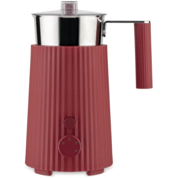 Milk frother Plisse Alessi, red MDL13R