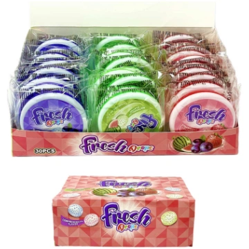 Dražeja "Fresh Drops" 30 gb. x 8 gr